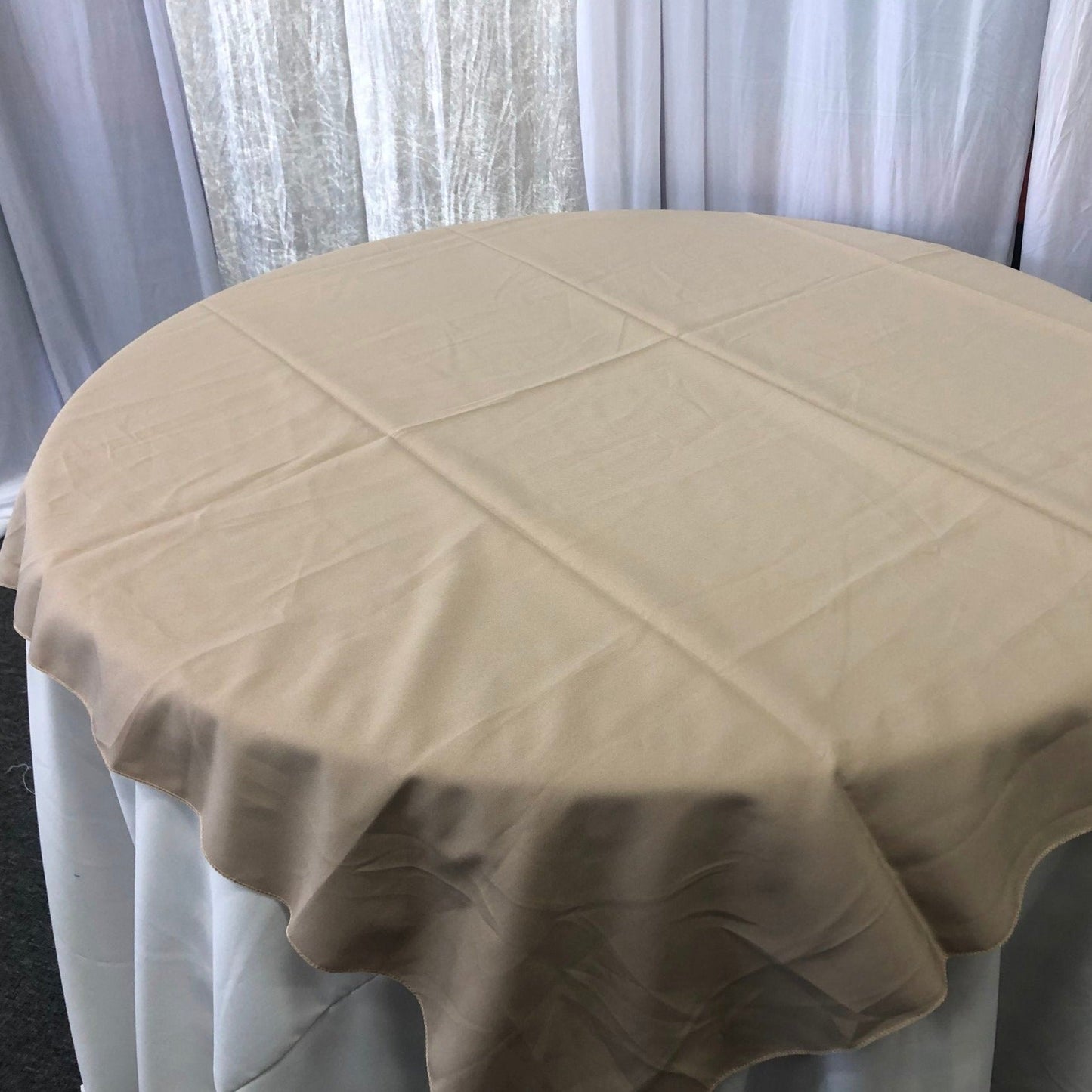 Table Overlay Poly Poplin / Polyester / Gabardine 58 X 58 Inches - New Star Fabrics