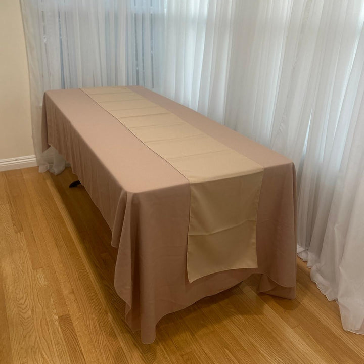 Polyester Poly Poplin Table Runners 14 by 108 Inch – Free Shipping