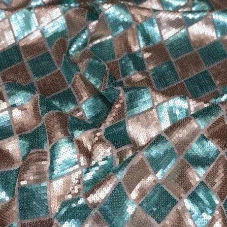 Checkered Sequin - Sold by the Yard