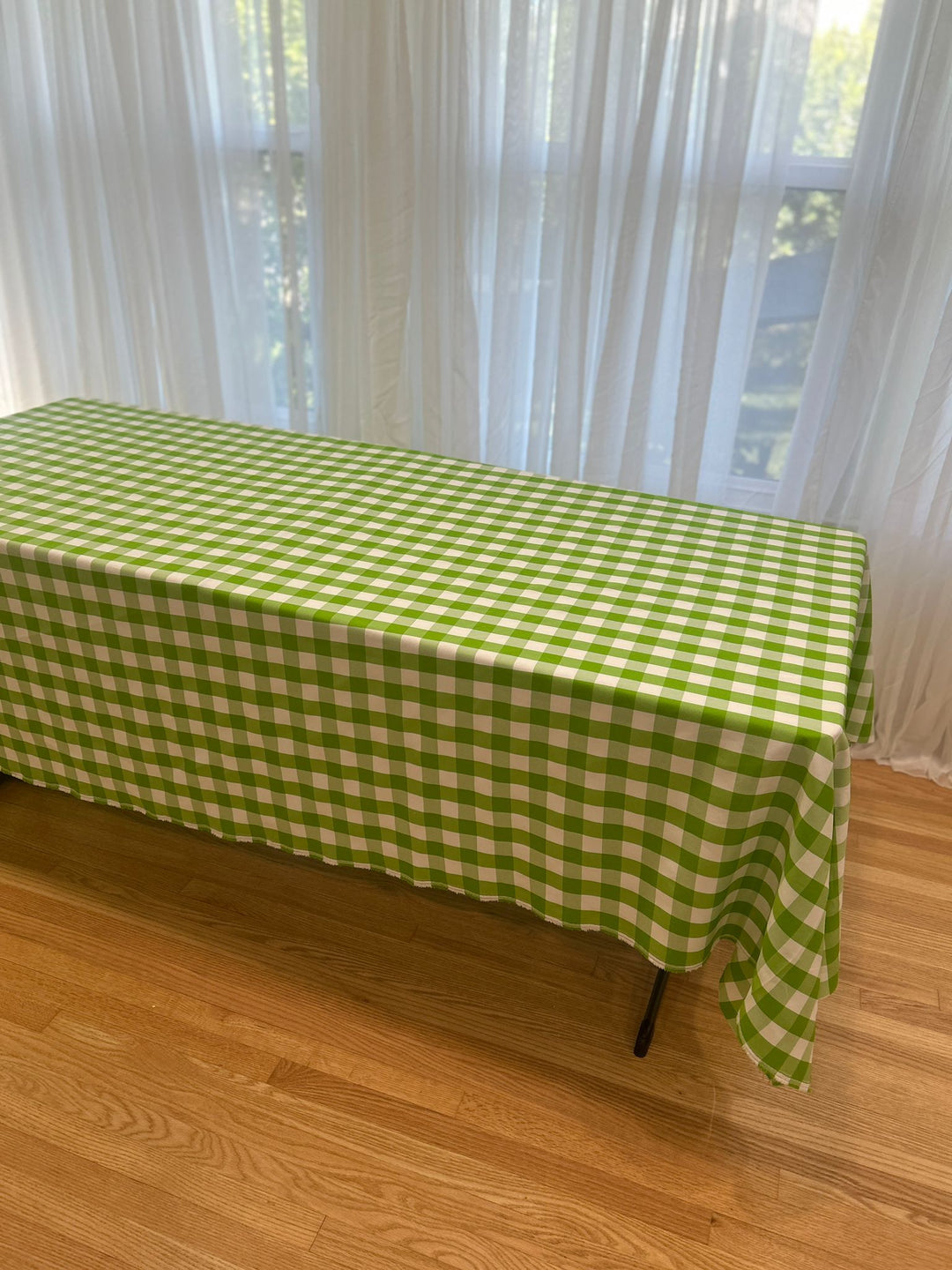 Gingham Checkered Tablecloth - Rectangular  58'' by 108''