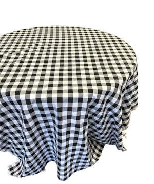 Checkered Tablecloth - 90'' Round
