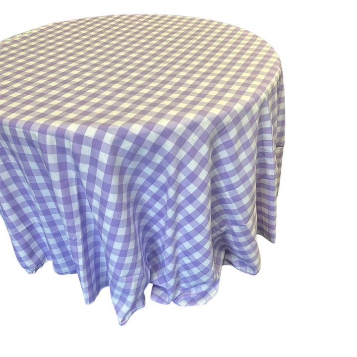 Checkered Tablecloth - 90'' Round