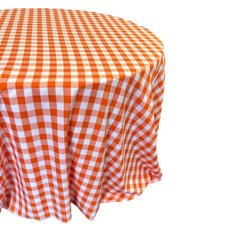 Checkered Tablecloth - 90'' Round