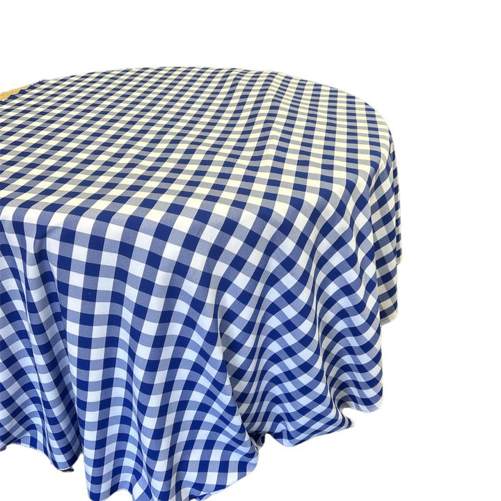 Checkered Tablecloth - 90'' Round