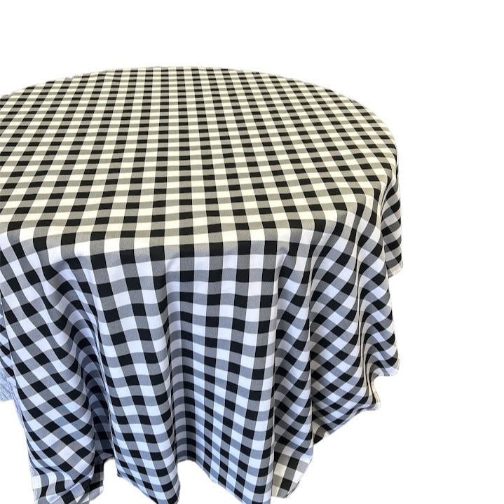 Checkered Tablecloth - 90'' Round