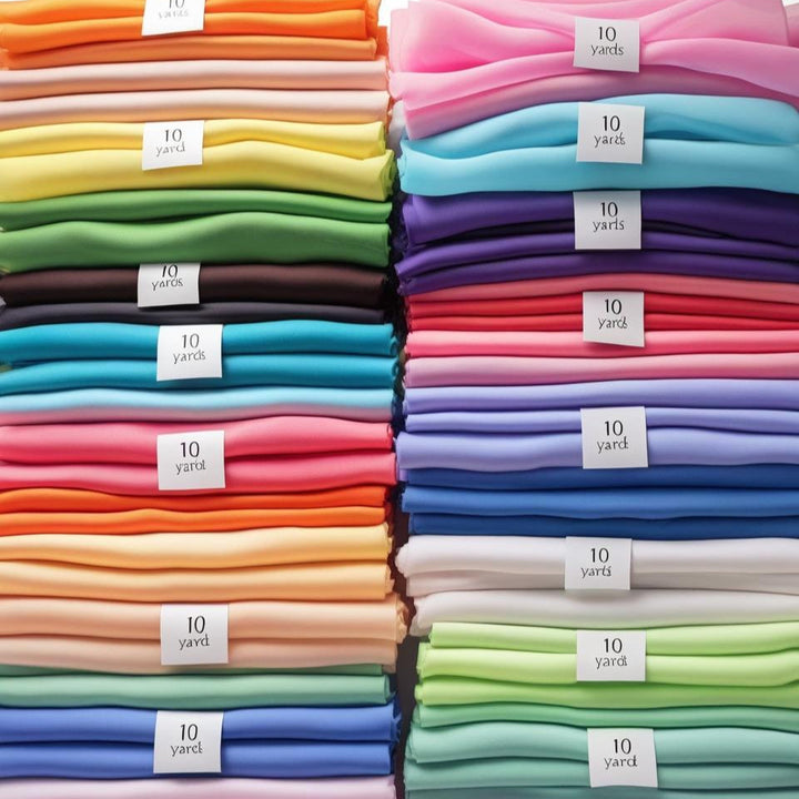 Polyester Chiffon 10 Yard Continuous Pieces-Sheer & Lightweight for Backdrops, Decor & Dresses | Free Shipping – Free Shipping