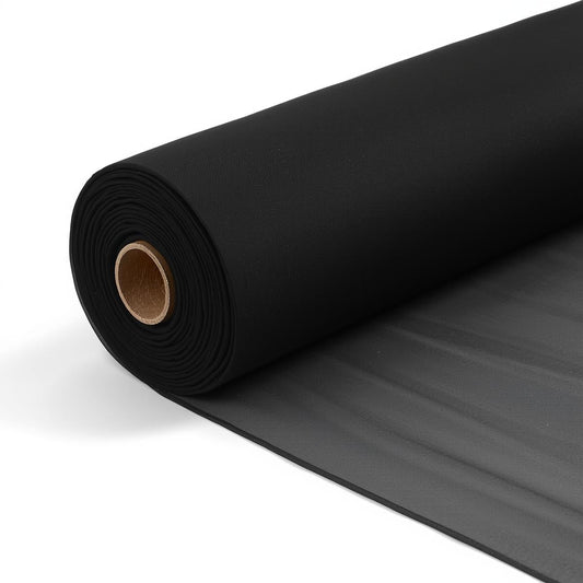 50 Yards – 60” Wide Black Chiffon Polyester Roll | Draping, Curtains, Dresses & Event Décor – Free Shipping