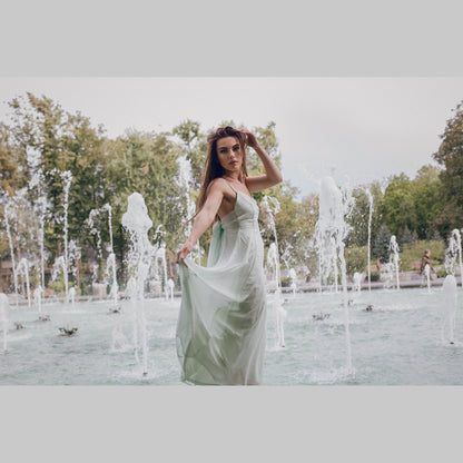 10 Yard Continuous Pieces Chiffon Fabric Polyester -Sheer & Lightweight for Backdrops, Decor & Dresses | Free Shipping