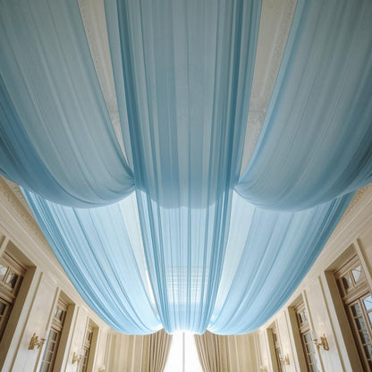 Chiffon Pre-Cut Draping Panels – Flat-Cut Fabric Only (30+ Colors, 5FT Wide)
