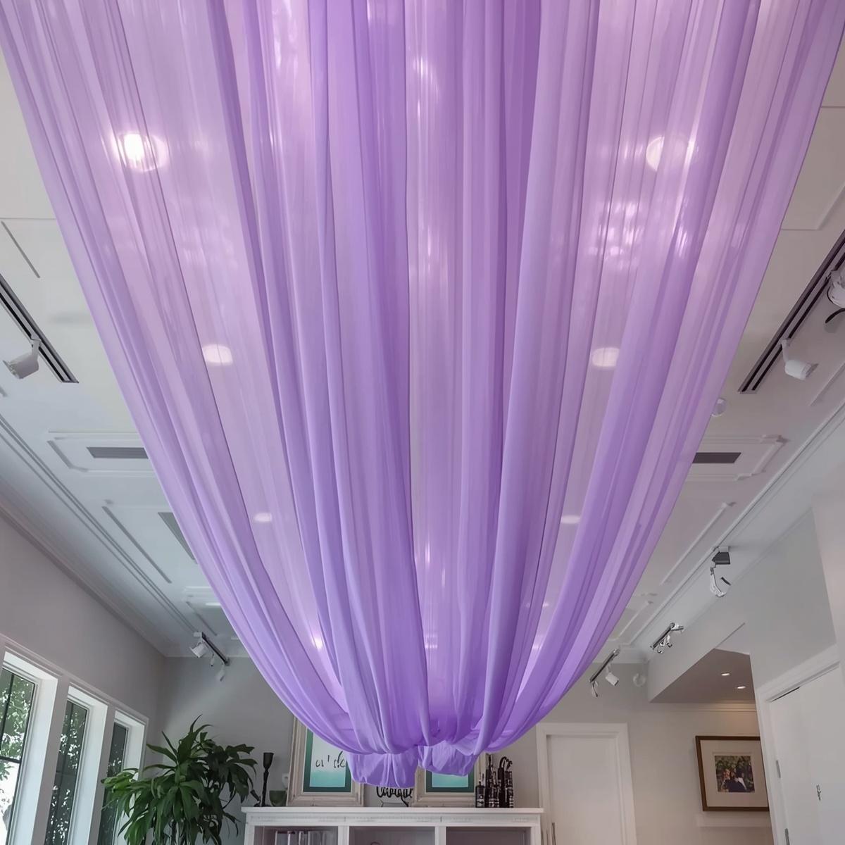 Chiffon Pre-Cut Draping Panels – Flat-Cut Fabric Only (30+ Colors, 5FT Wide)