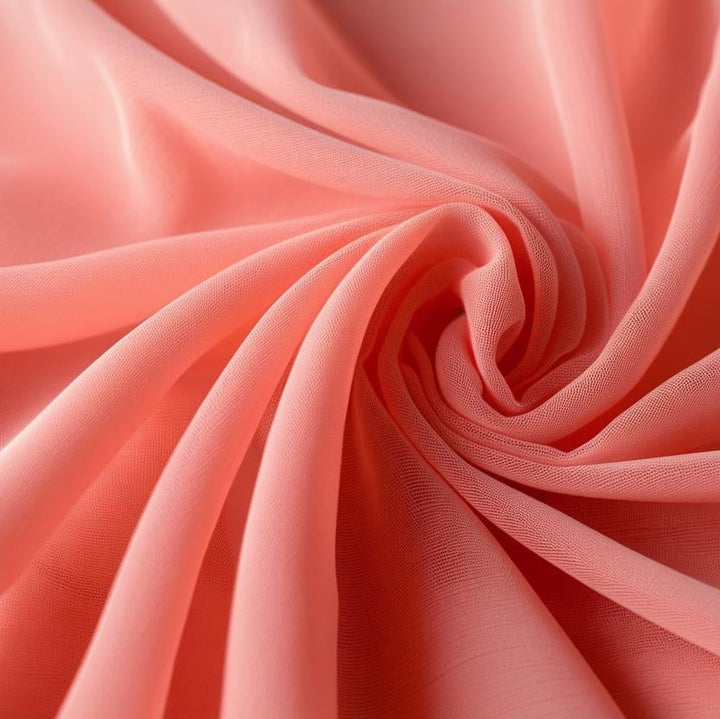 Polyester Chiffon 20 Yard Continuous Pieces-Sheer & Lightweight for Backdrops, Decor & Dresses | Free Shipping