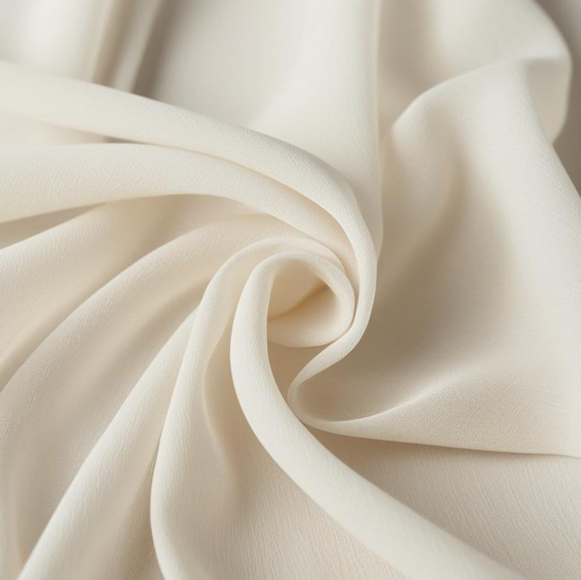 20 Yard Continuous Pieces Polyester Chiffon Fabric-Sheer & Lightweight for Backdrops, Decor & Dresses | Free Shipping