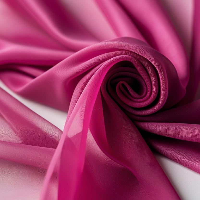 10 Yard Continuous Pieces Chiffon Fabric Polyester -Sheer & Lightweight for Backdrops, Decor & Dresses | Free Shipping