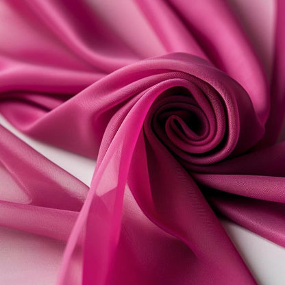 20 Yard Continuous Pieces Polyester Chiffon Fabric-Sheer & Lightweight for Backdrops, Decor & Dresses | Free Shipping