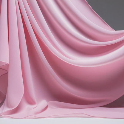 20 Yard Continuous Pieces Polyester Chiffon Fabric-Sheer & Lightweight for Backdrops, Decor & Dresses | Free Shipping