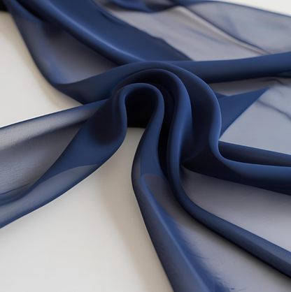 20 Yard Continuous Pieces Polyester Chiffon Fabric-Sheer & Lightweight for Backdrops, Decor & Dresses | Free Shipping