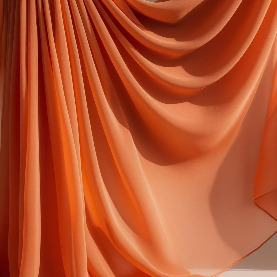 Polyester 50 Yard Continuous Pieces × 60” Chiffon Roll (30+ Colors) – Sheer Wedding Draping – Free Shipping