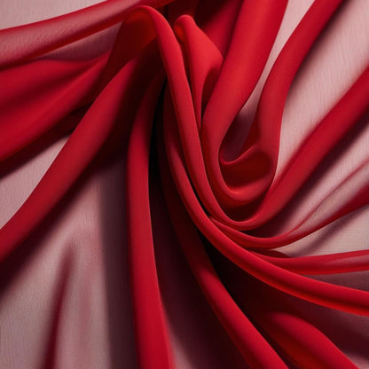 50 Yard Continuous Pieces Polyester × 60” Chiffon Fabric Roll (30+ Colors) – Sheer Wedding Draping Fabric – Free Shipping