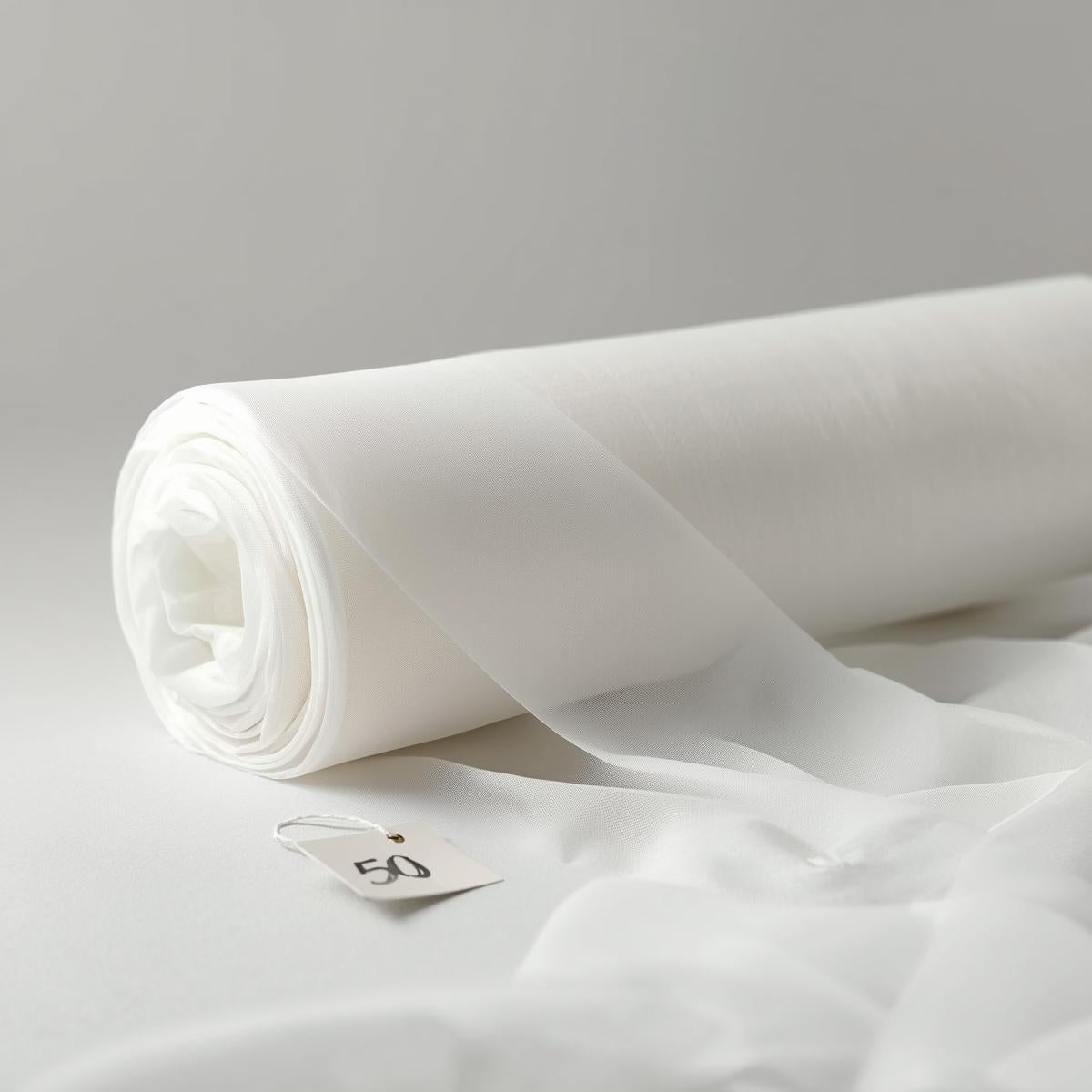 50 Yard Continuous Pieces – 60” Wide White Chiffon Polyester   Roll | Wedding Draping, Backdrops & Event Décor | Free Shipping – Free Shipping