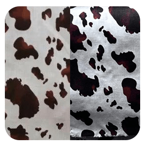 Cow Print Poly Cotton Fabric  - Sold by the Yard