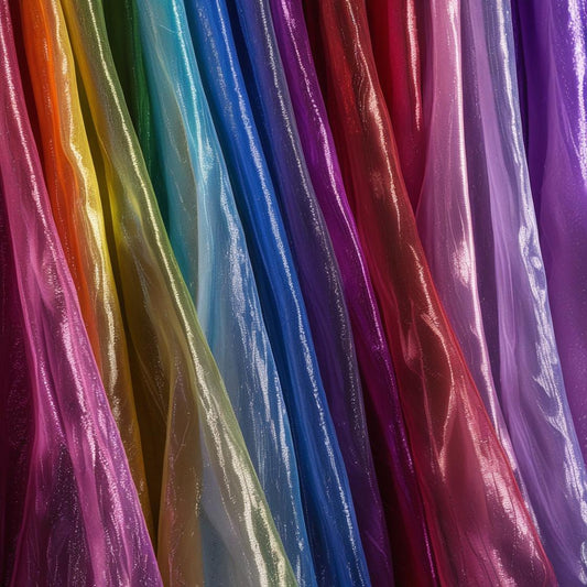 100 Yard Continuous Pieces Polyester Roll of Organza Fabric  – Sheer, Crisp & Elegant for Weddings | Free Shipping