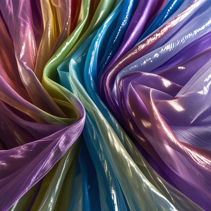 100 Yard Continuous Pieces Polyester Roll of Organza Fabric  – Sheer, Crisp & Elegant for Weddings | Free Shipping