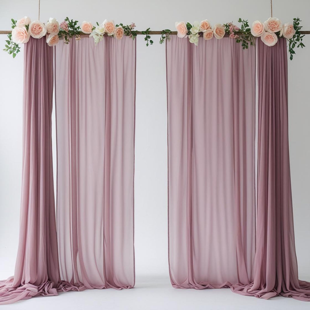 Chiffon Backdrop 58'' X 120'' ( 2 panels )