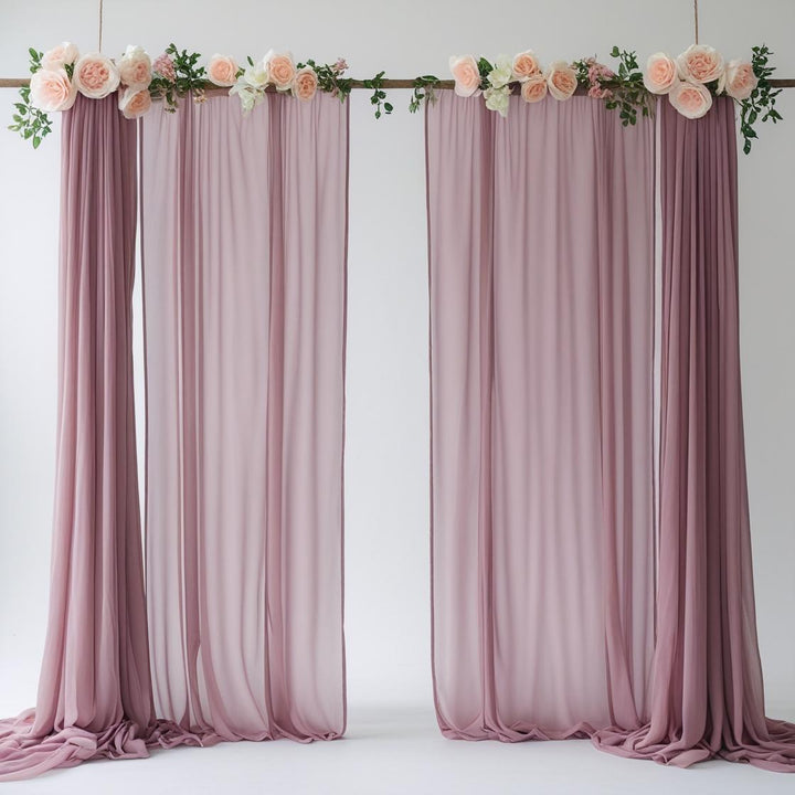 Chiffon Backdrop 58'' X 120'' ( 2 panels )