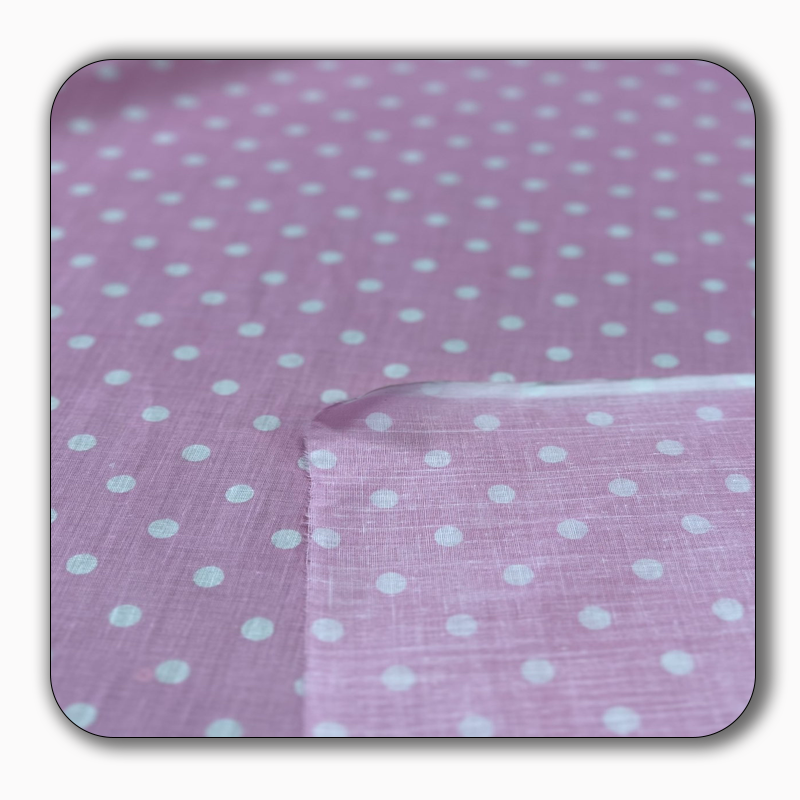 Small Polka Dot Poly Cotton Fabric - Sold by the Yard