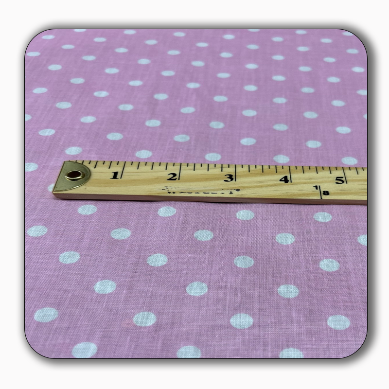 Small Polka Dot Poly Cotton Fabric - Sold by the Yard