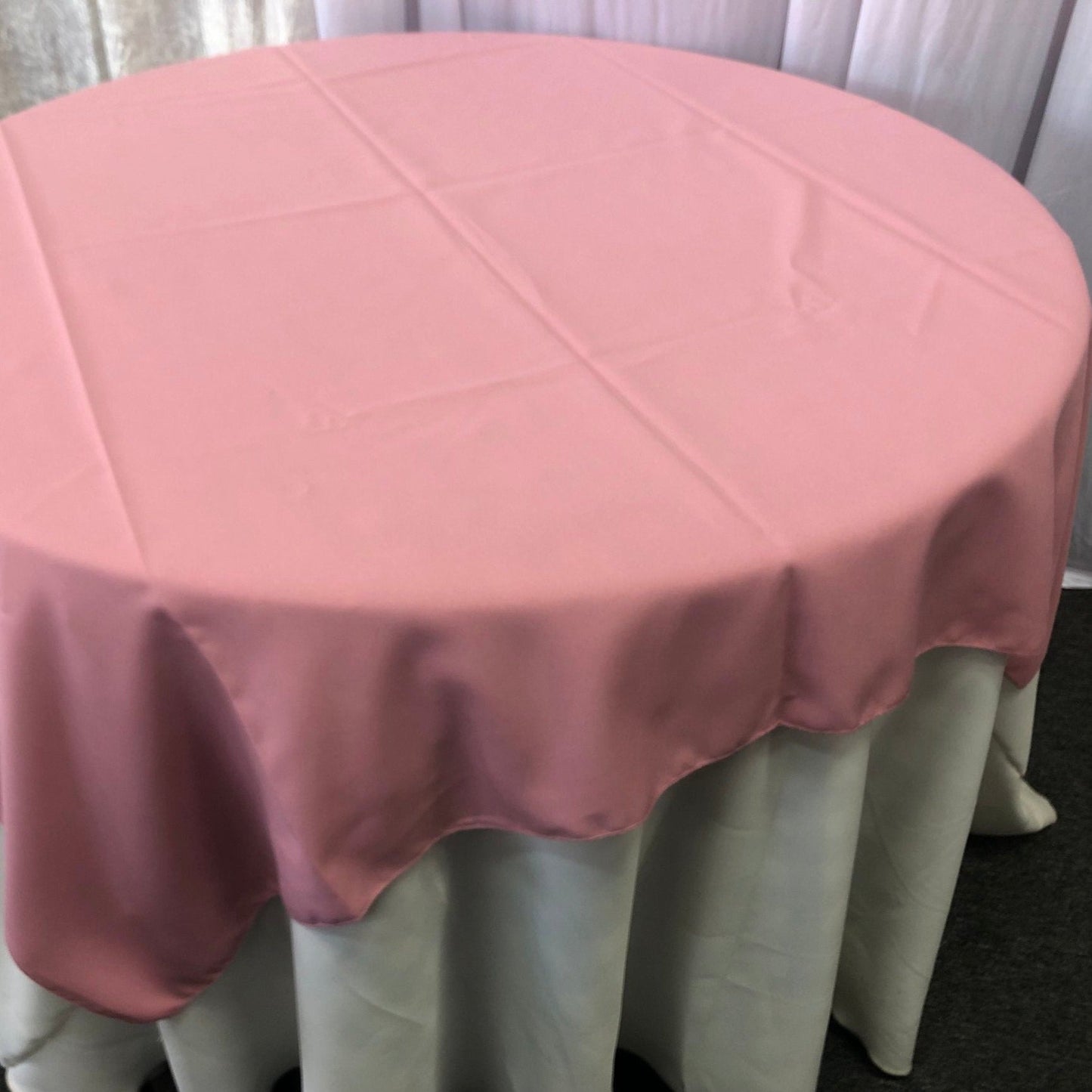 Table Overlay Poly Poplin / Polyester / Gabardine 58 X 58 Inches - New Star Fabrics