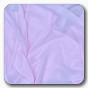 Soft pink polyester chiffon fabric, lightweight and durable, perfect for versatile sewing projects, sold by the yard.