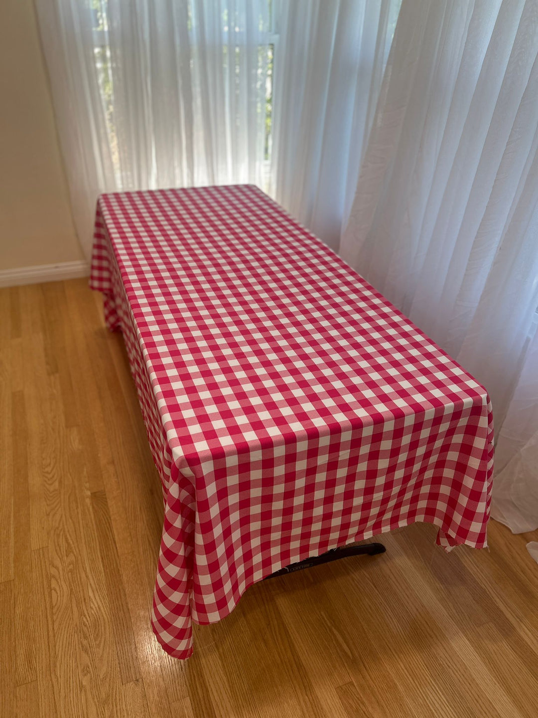 Gingham Checkered Tablecloth - Rectangular  58'' by 108''
