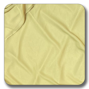 Light yellow polyester chiffon fabric, soft and durable, perfect for various sewing projects.
