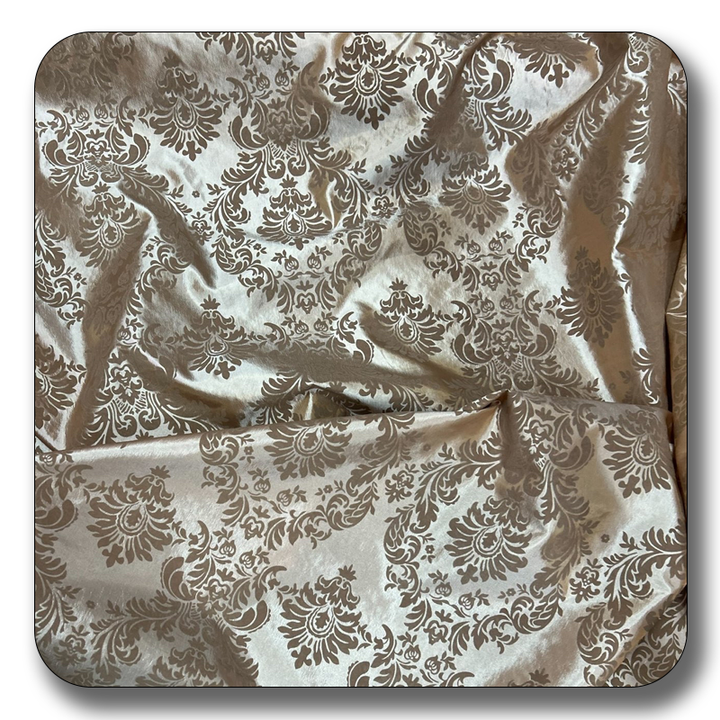 5 Yards Damask Flocking Taffeta Wholesale