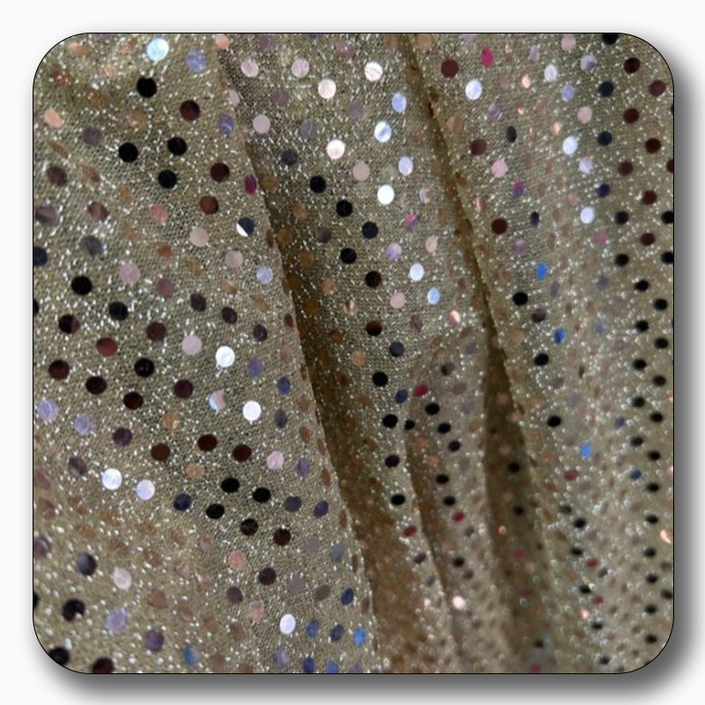 Small Dot Confetti Sequin Fabric - 45