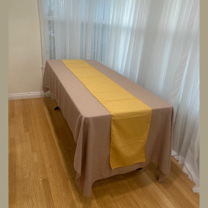 Poly Poplin Table Runners 14 by 108 Inch