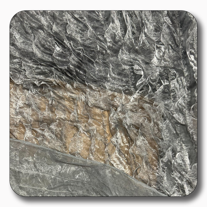 Ruffle Organza Fabric Mesh - Sold by the Yard
