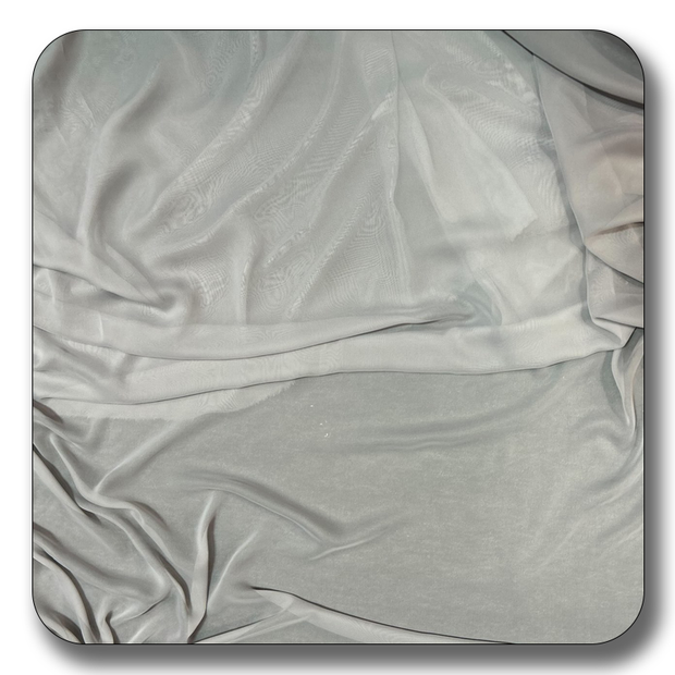 Lightweight polyester chiffon fabric, soft and durable, ideal for versatile crafting and sewing projects.