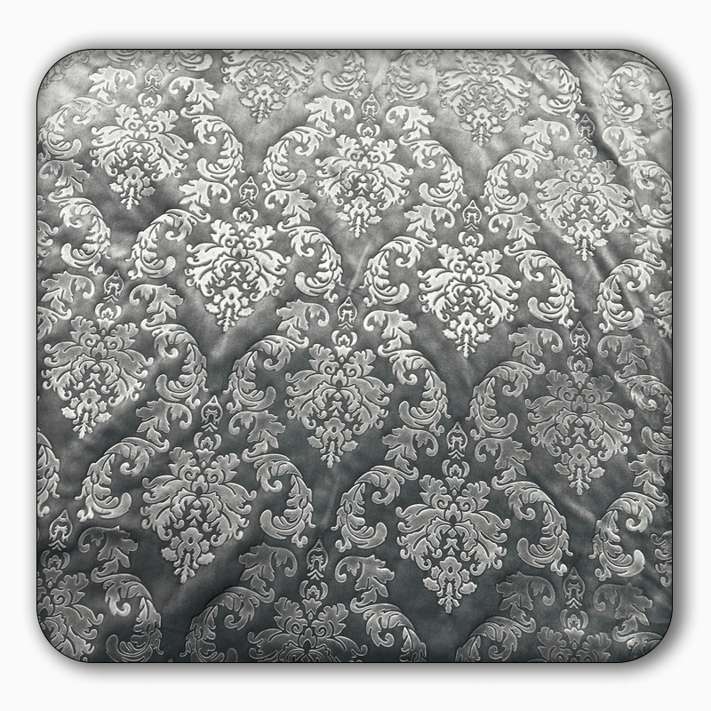 Embossed Damask Velvet Drapery - Upholstery Fabric - Sold by the Yard
