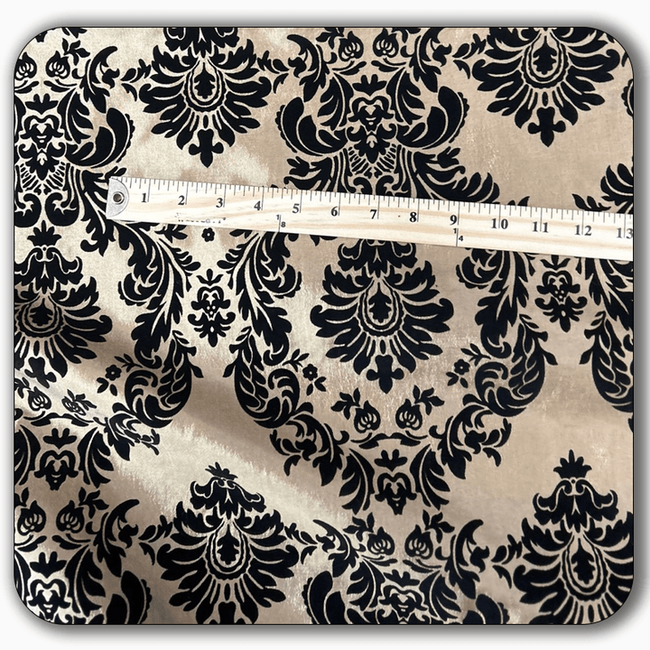 5 Yards Damask Flocking Taffeta Wholesale