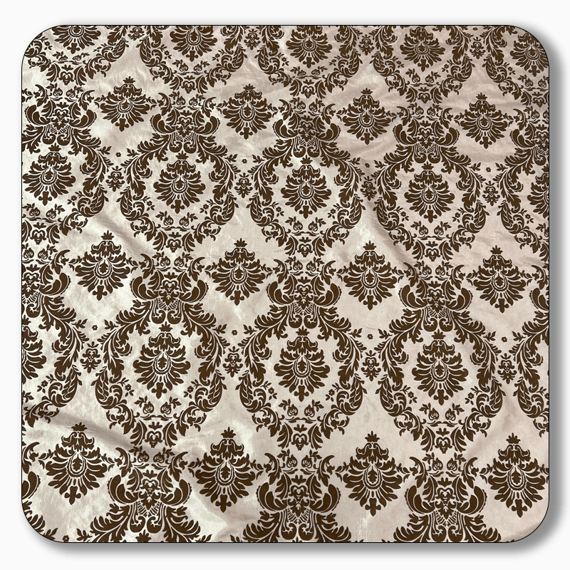 5 Yards Damask Flocking Taffeta Wholesale