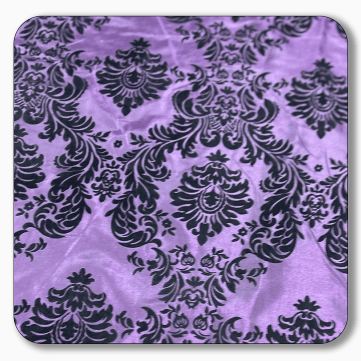 5 Yards Damask Flocking Taffeta Wholesale