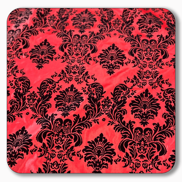 5 Yards Damask Flocking Taffeta Wholesale
