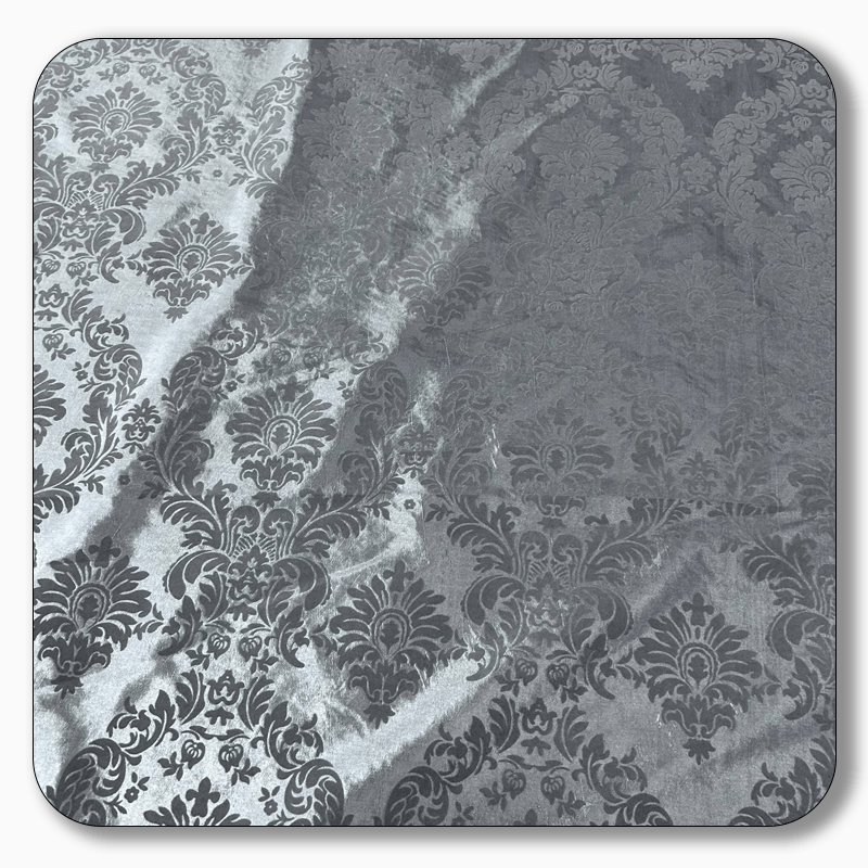 5 Yards Damask Flocking Taffeta Wholesale