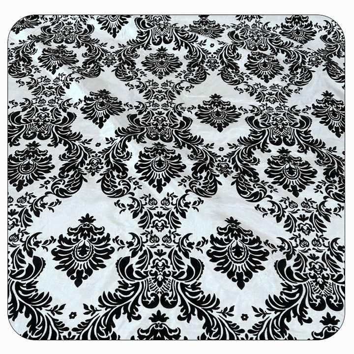 5 Yards Damask Flocking Taffeta Wholesale