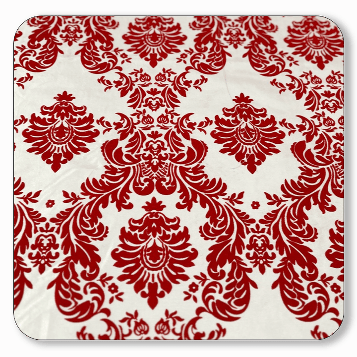 5 Yards Damask Flocking Taffeta Wholesale
