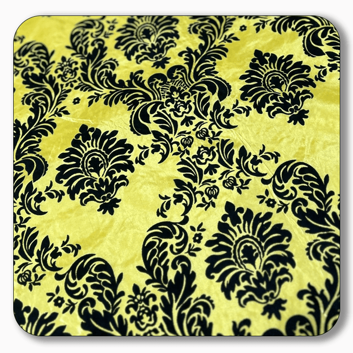 5 Yards Damask Flocking Taffeta Wholesale