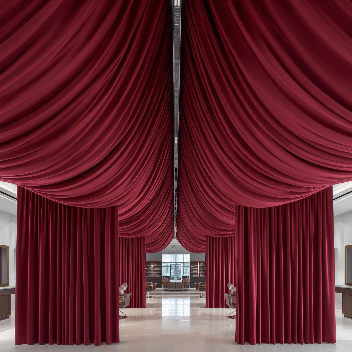 Poly Poplin Drape Panels – Pre-Cut for Wedding & Event Backdrops (30+ Colors) 5 ft Wide