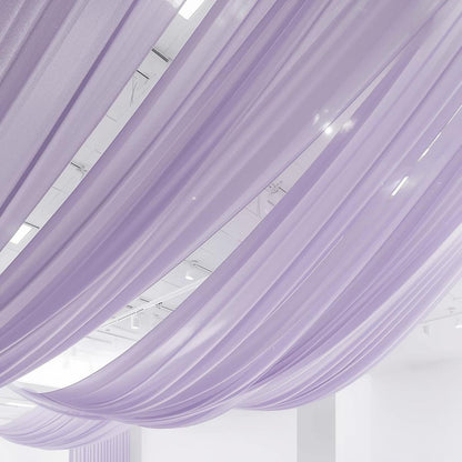 Poly Poplin Drape Panels – Pre-Cut for Wedding & Event Backdrops (30+ Colors) 5 ft Wide